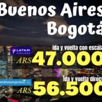 Vuelo Ida y Vuelta a Bogotá por